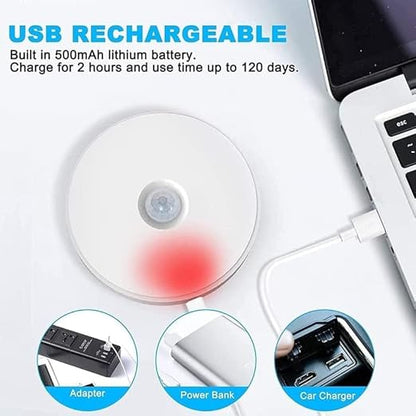 USB Rechargeable Motion Sensor LED Light with Magnetic Mount – Smart Night Light