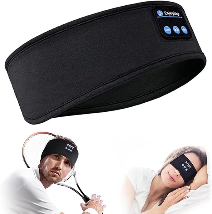 Bluetooth Music Headband – Wireless Sleep, Workout and Bike Ride Headphone