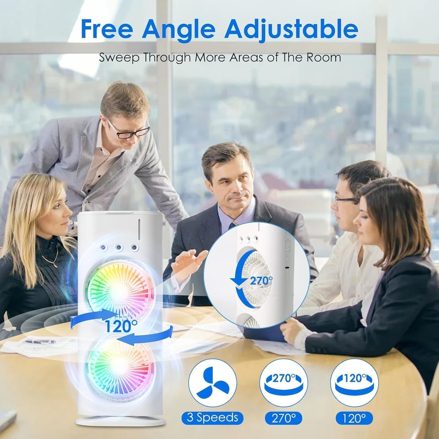 Portable Mini Mist Cooler -   Beat the Heat Anywhere You Go!