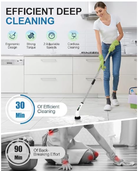 9-in-1 Electric Spin Cleaning Brush