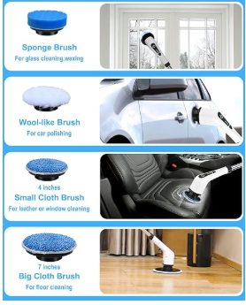 9-in-1 Electric Spin Cleaning Brush