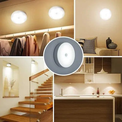USB Rechargeable Motion Sensor LED Light with Magnetic Mount – Smart Night Light