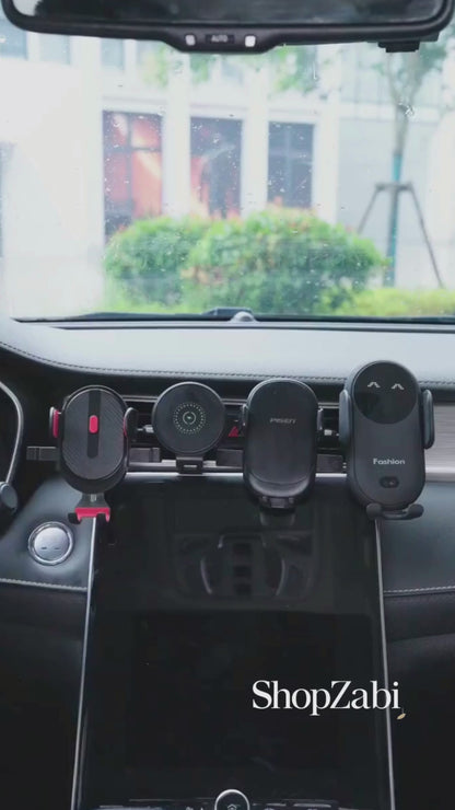 Magnetic Vacuum Phone Holder –No More Falling While Driving !