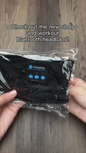 Bluetooth Music Headband – Wireless Sleep, Workout and Bike Ride Headphone
